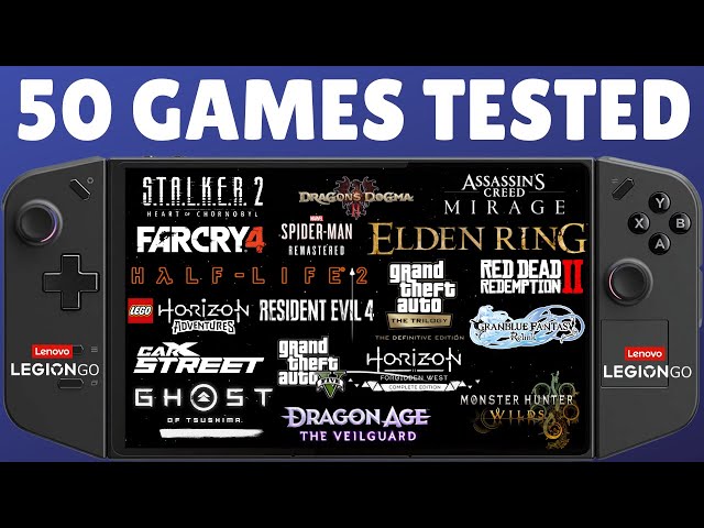 50 GAMES TESTED | Lenovo Legion Go