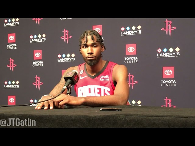 Tari Eason | Houston Rockets Media Day 2022-2023 NBA Season