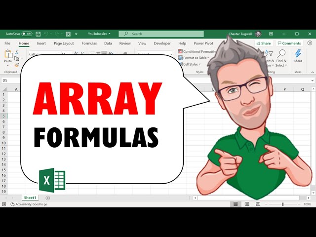 Excel: How to Create Array Formulas