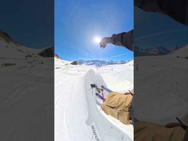 Got to lose to win 😅 #ski #alexhackel #skiing #1000skis