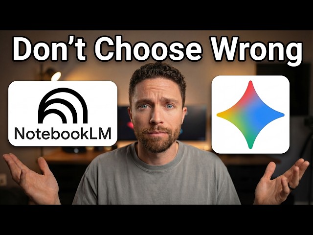 NotebookLM vs Gemini (When To Use Each)