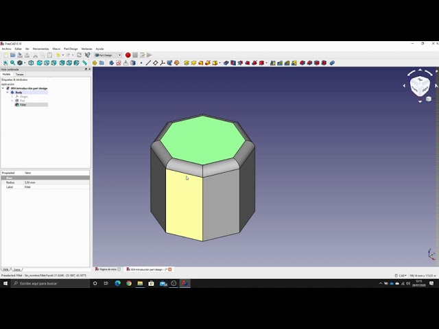FreeCAD - Introducción al modo Part Design