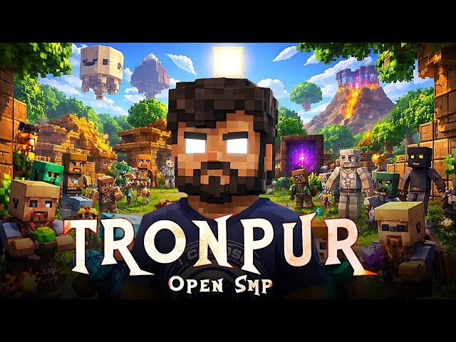 Welcome to TRONPUR SMP 💎 | Open Survival, Big Builds & Crazy Adventures LIVE