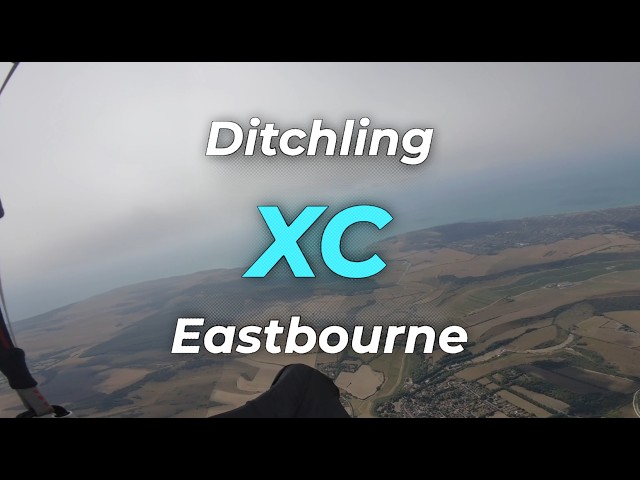 Paragliding XC - Ditchling to Eastbourne - 39km - 22/08/26
