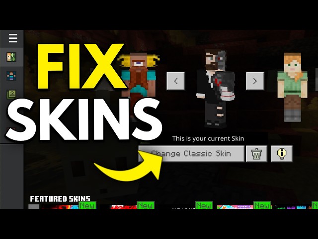How To Fix Skin Not Showing In Minecraft Bedrock Multiplayer