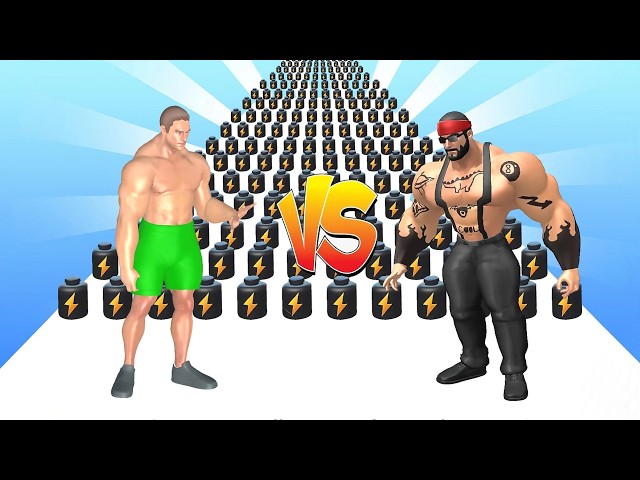 MUSCLE RUSH - ASMR Gameplay Walkthrough (iOS,Android) New Update Tutorial Freeplay Max Skills