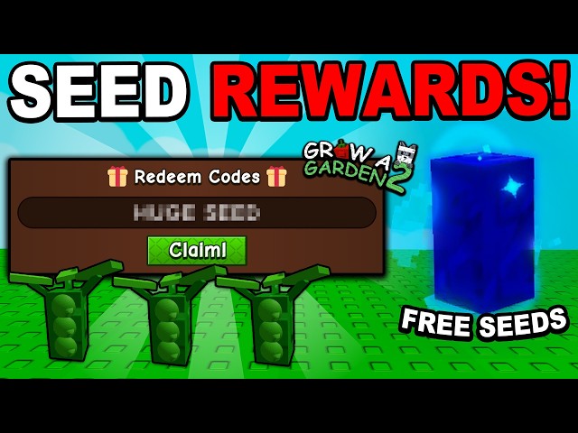 ALL CODES AND REWARDS!! in Grow a Garden 2 Roblox