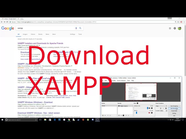 Install XAMPP server to run python , cgi-bin , PHP , scripts(Updated June 2017)