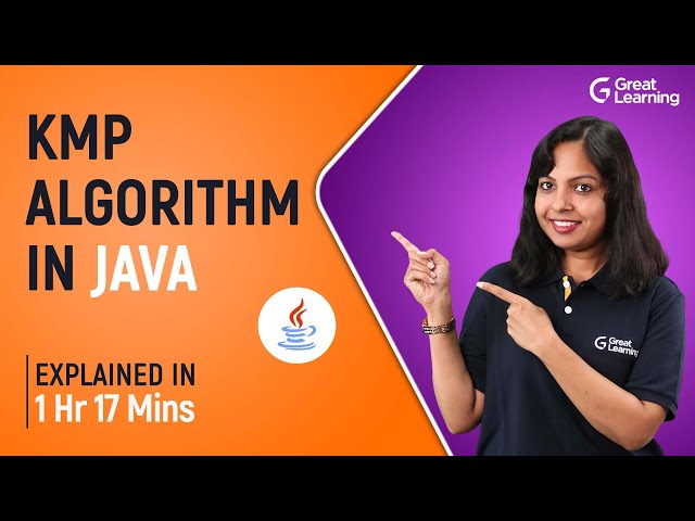 KMP Algorithm in Java | Java Programming | Java Tutorial | #java | Great Learning