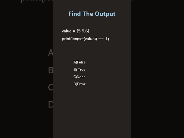 Find the output...#output #findtheoutput #code #programming #simpletolearn #simplecoding