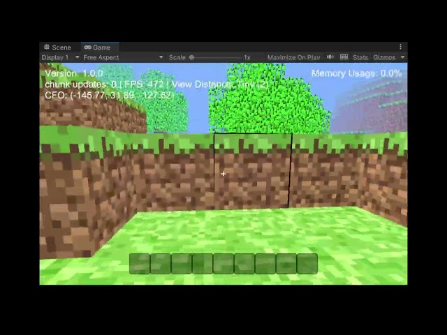 Minecraft Alpha In Unity Remake In Progress Part #1