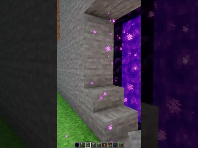 Minecraft Portal Design 🔮 | Creative Nether Build  #minecraft #minecraftbuilding #gaming