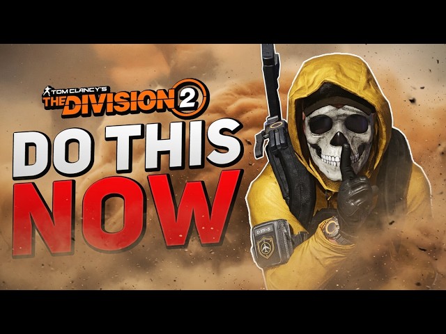 *DO THIS NOW* The Division 2: NEW PRESTIGE EXOTIC COMPONENETS CACHE, Jungle Mask from Div 1, & More!