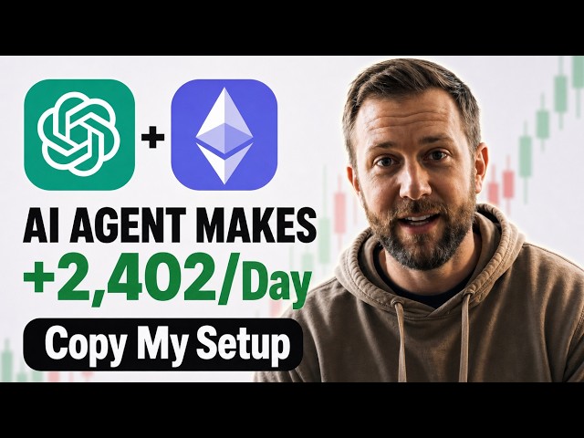 This AI Trading Bot Generates Passive Income (AI Agent Crypto Day Trading Tutorial)