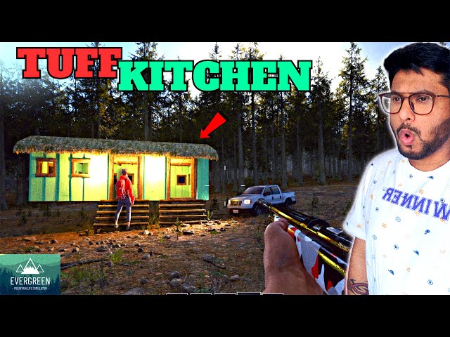 MY NEW MOUNTAIN KITCHEN 🔥 - EVERGREEN MOUNTAIN LIFE SIMULATOR #7
