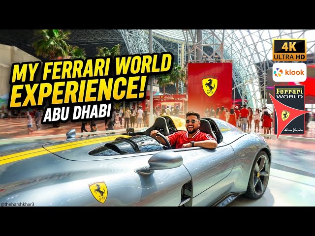 Ferrari World Abu Dhabi: COMPLETE Guide 2025 | Fastest Rollercoaster, Tickets & Best Rides (4K) #UAE