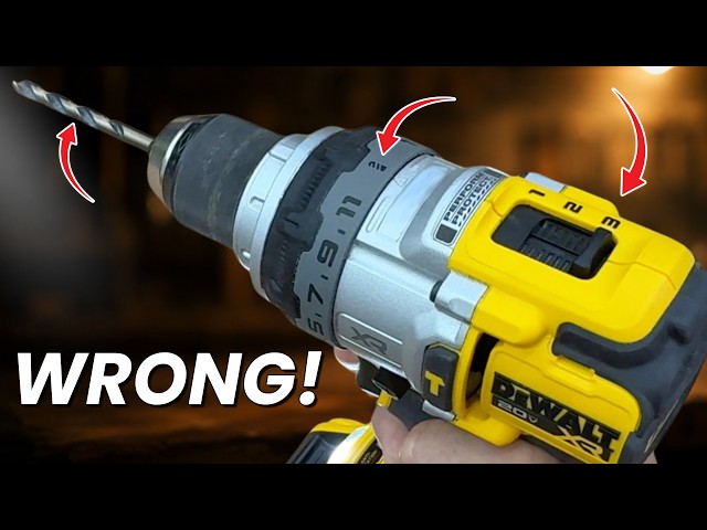NEVER Use a Drill Like This (Most Beginners Do)