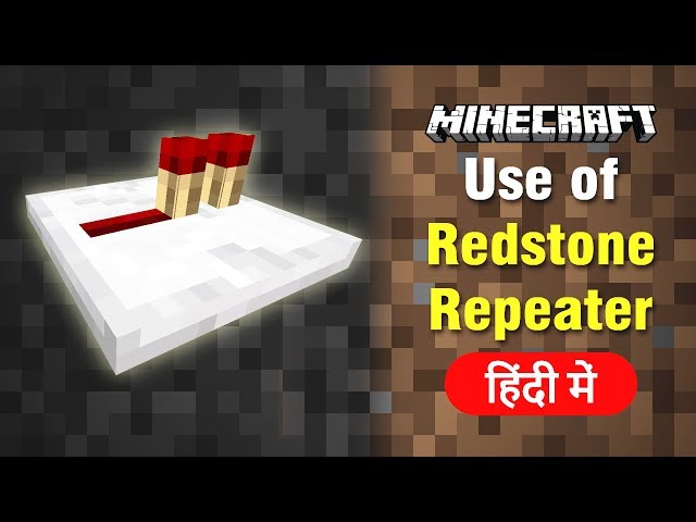 #2 Use of Redstone Repeater - Minecraft | Explained in Hindi | BlackClue Gaming