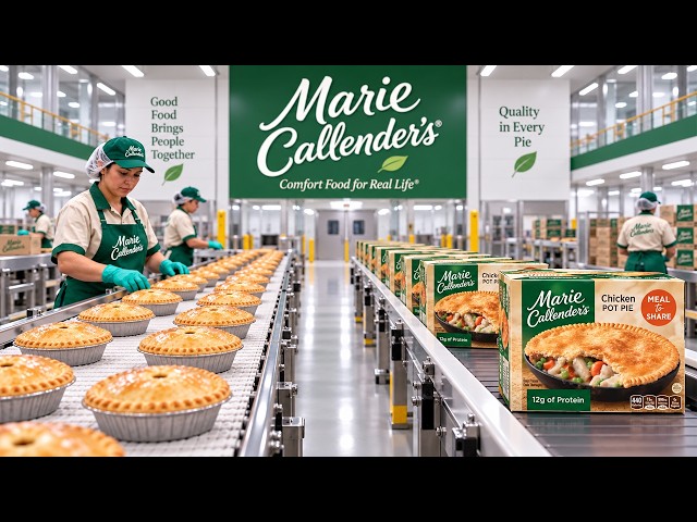 Inside the Marie Callender’s Pot Pie Factory | How 12,000 Pies Are Made Every Hour