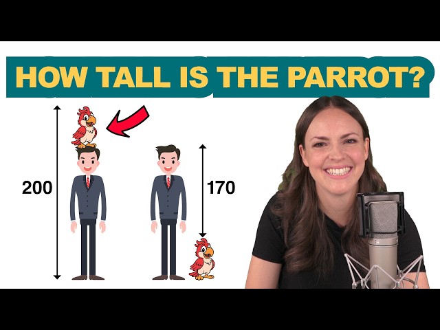 Viral Math Puzzle: How Tall Is The Parrot?