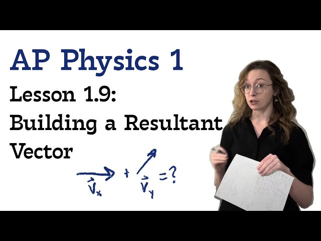 AP Physics 1, Unit 1, Concept Video 9: Building A Resultant Vector
