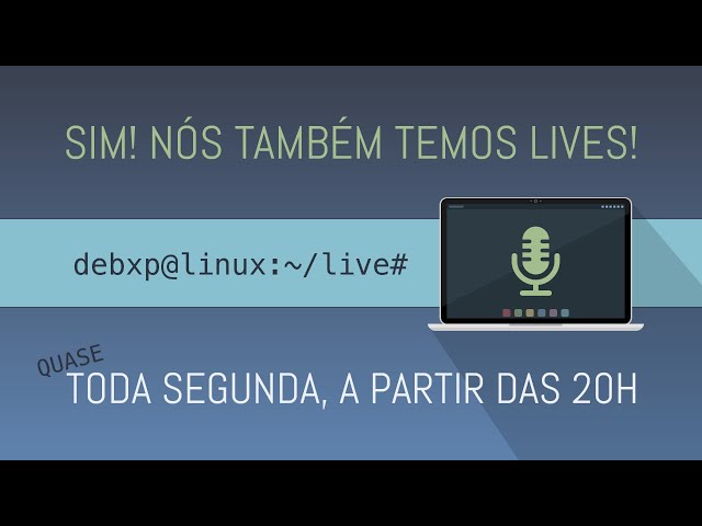 Sim, nós temos LIVES! E elas vão acontecer (quase) toda segunda!