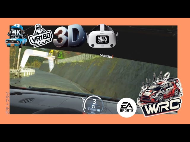 [EA Sports WRC][3D VR180 Video][第44話]シーズン1 モーメント | Forumb Rally Japan
