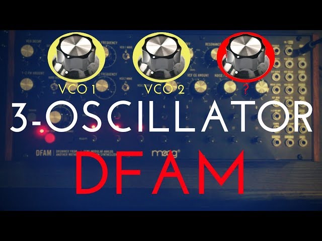 Tips n' Tricks: Unlocking the Moog DFAM's 3rd Oscillator