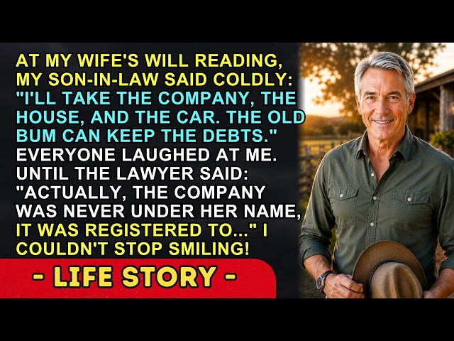 At My Wife’s Will Reading, My Son-In-Law Said Coldly: “The Company And House Belong To Me.”