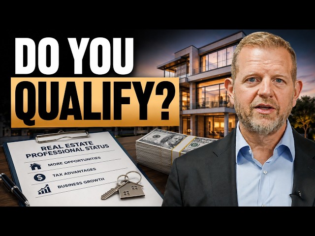 Don't Claim Real Estate Professional Status Unless You Do These 3 Things (NO AI, NO Ads)