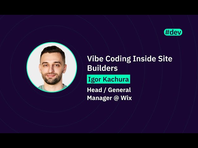 Vibe Coding Inside Site Builders | Igor Kachura | WAWTech 2025