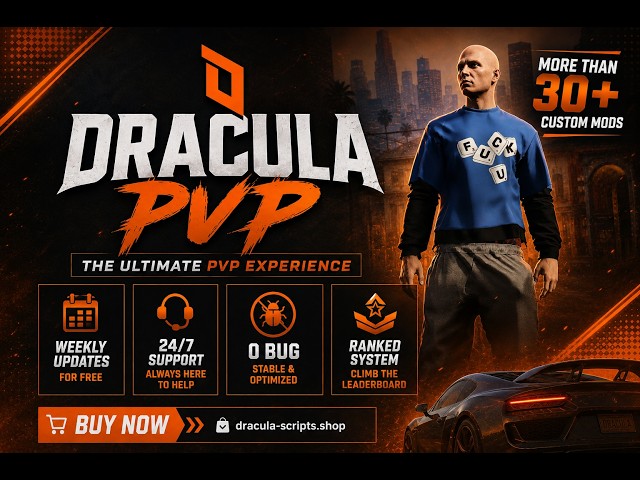 Dracula PVP — The Ultimate FiveM PvP Server 🔥
