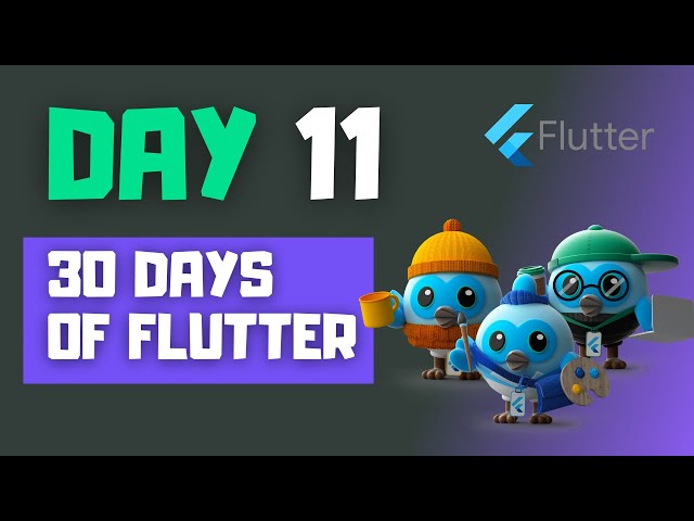 Day 11 - BuildContext, 3 Trees & Constraints Explained #30DaysOfFlutter
