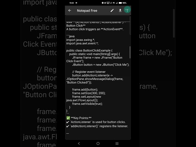 Java Event Handling – Deep Dive | Action, Mouse, Key Events
