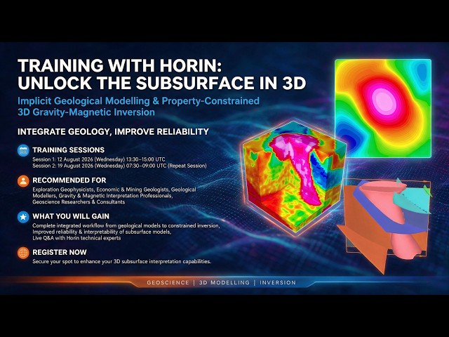 Bridging Geology & Geophysics: 3D Implicit Modeling & Inversion with Horin Software