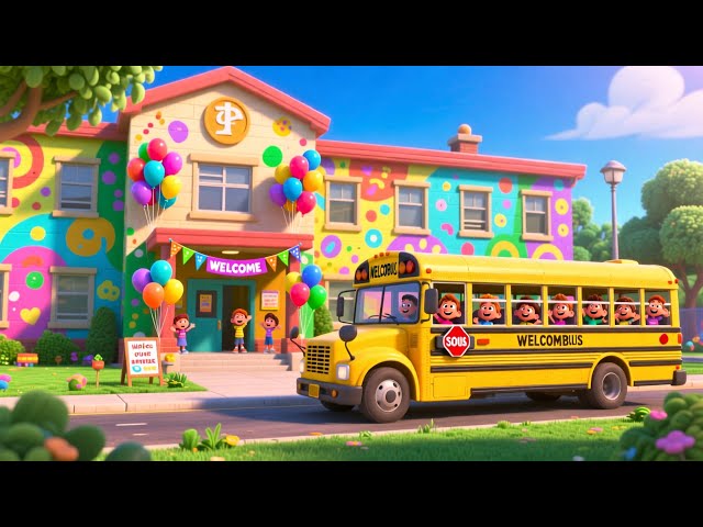 Beep Beep School Ride 🚌🎵 | Fun Learning Adventure for Kids | Preschool Educational Video