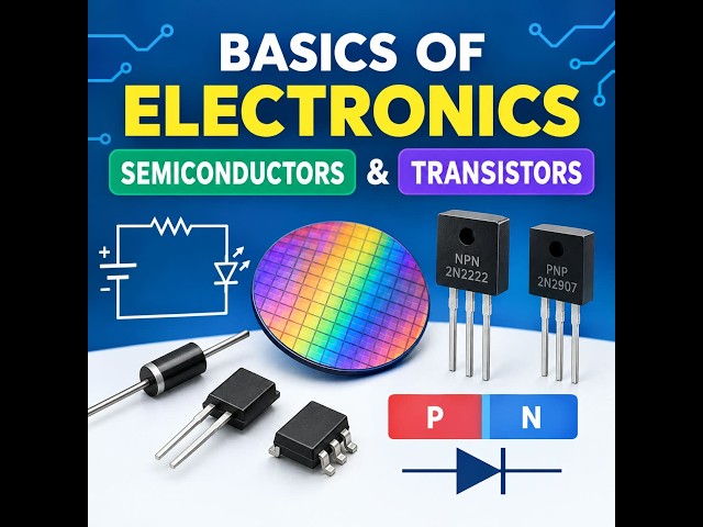 Understanding basic electronics| Transistors and semi conductors.