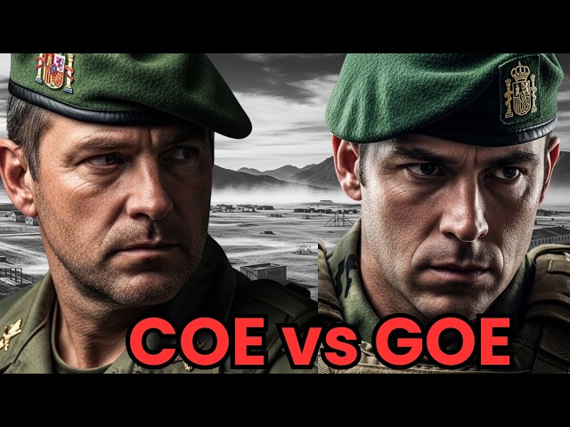 COE vs GOE: The 5 differences that almost nobody knows about the Spanish Army!