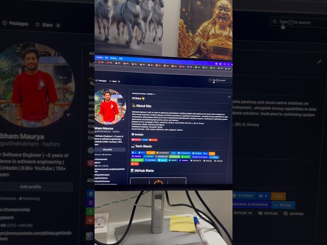 How to make github crazy #GitHub #coding #ytshorts  #shorts #trick