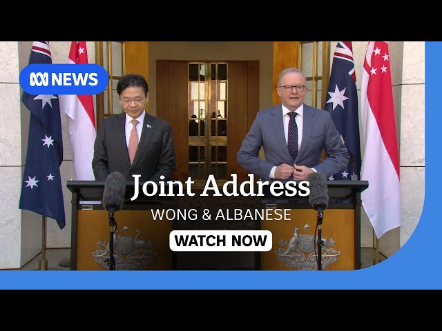 IN FULL: Anthony Albanese speaks alongside Singapore's PM Lawrence Wong | ABC NEWS