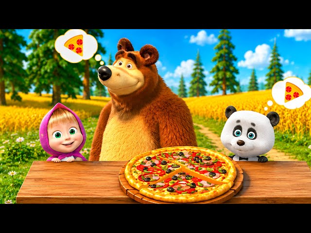 Masha and the Bear Making Pizza | Fun Gameplay for Kids