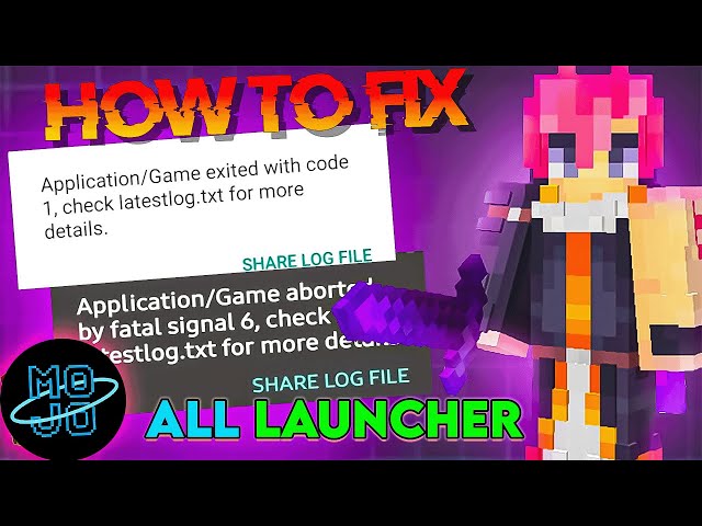 How to Fix Application/Game Exited with code 1 Solution | Mojo launcher 100% How To Fix Now