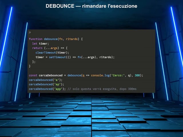 DEBOUNCE rimandare lesecuzione