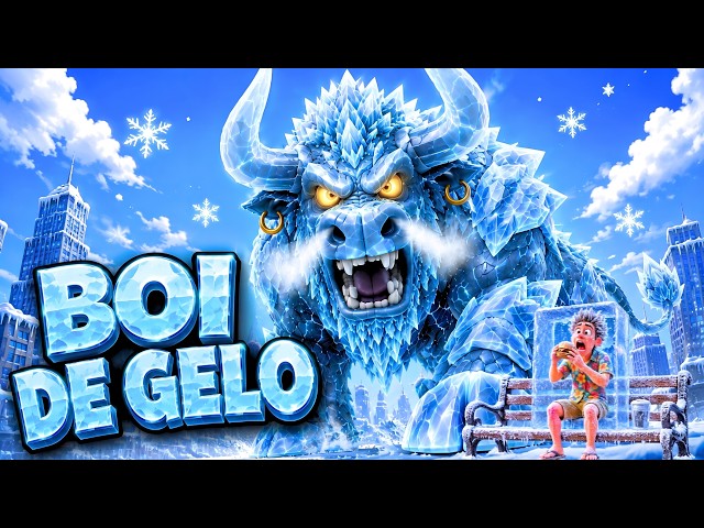 BOI DE GELO 🧊 A Cidade Congelou! | Boi da Cara Preta | A Turma do Estojo - Música infantil