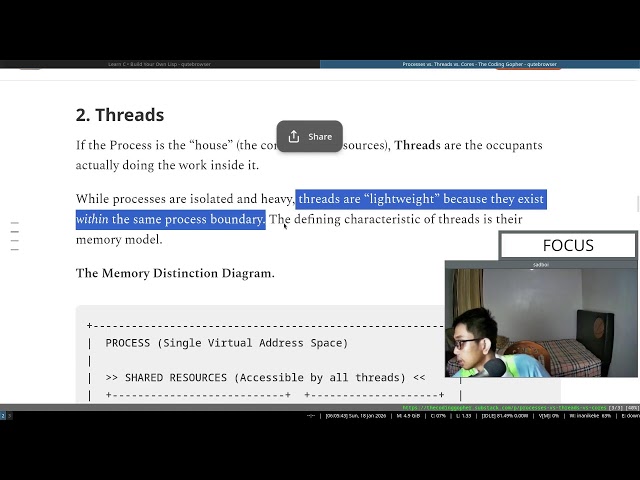 Study with me: learn C programming language by building our own lisp (Part 121)