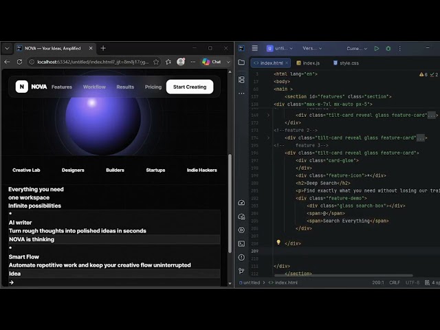 I Built a $10,000 Website with HTML + Tailwind CSS 🔥 part 2