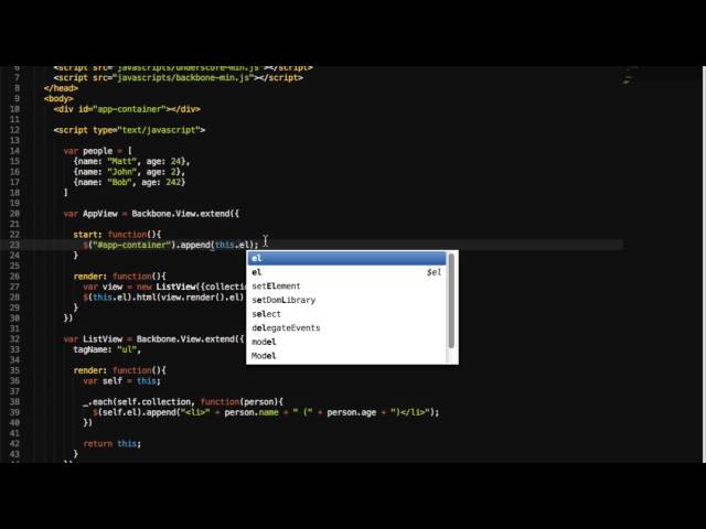 Backbone JS Visualised 03 - More Views