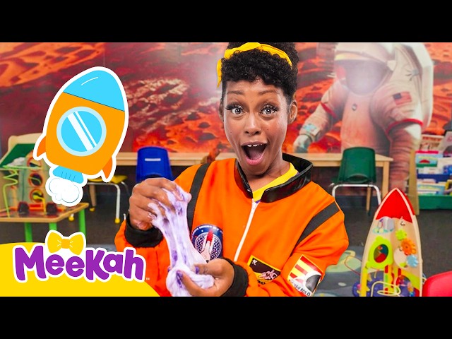 Build a Rocket & Make Lunar Slime! 🚀 | Meekah | Science and Nature Cartoons For Kids
