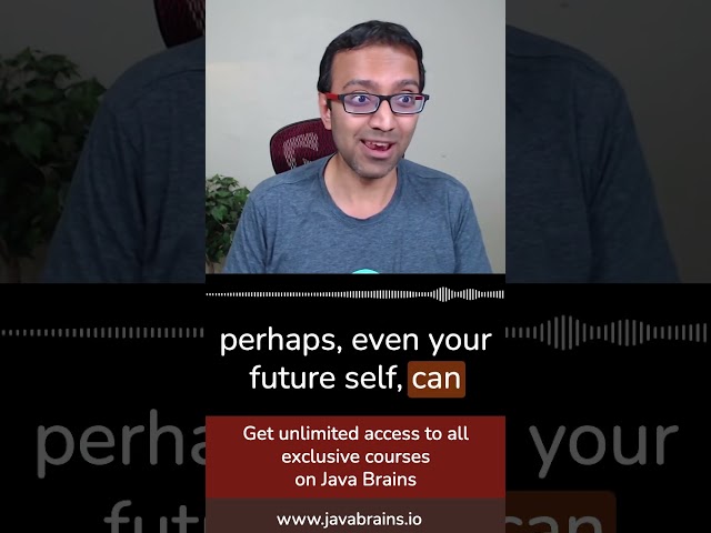 Keep this in mind when writing your code