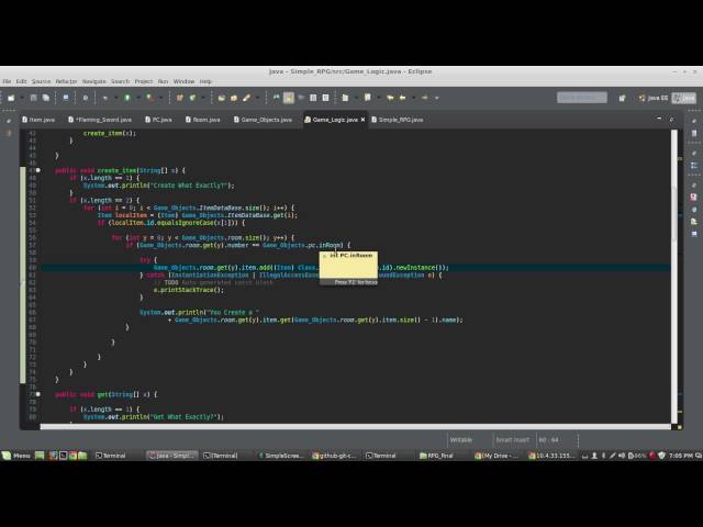 Java Tutorial: Build a Basic RPG (Item Creation) Part 6
